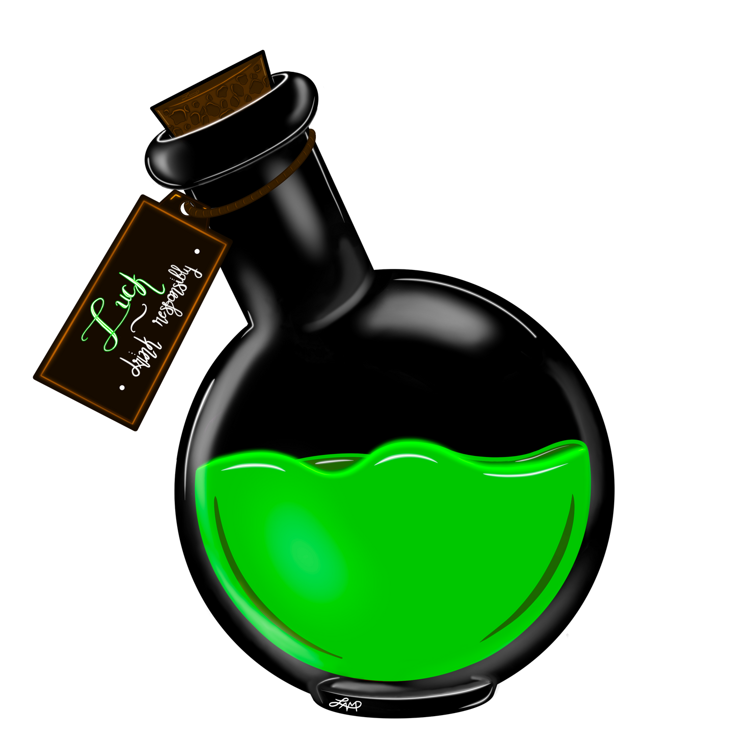 Round Potion Bottle Sticker Pack