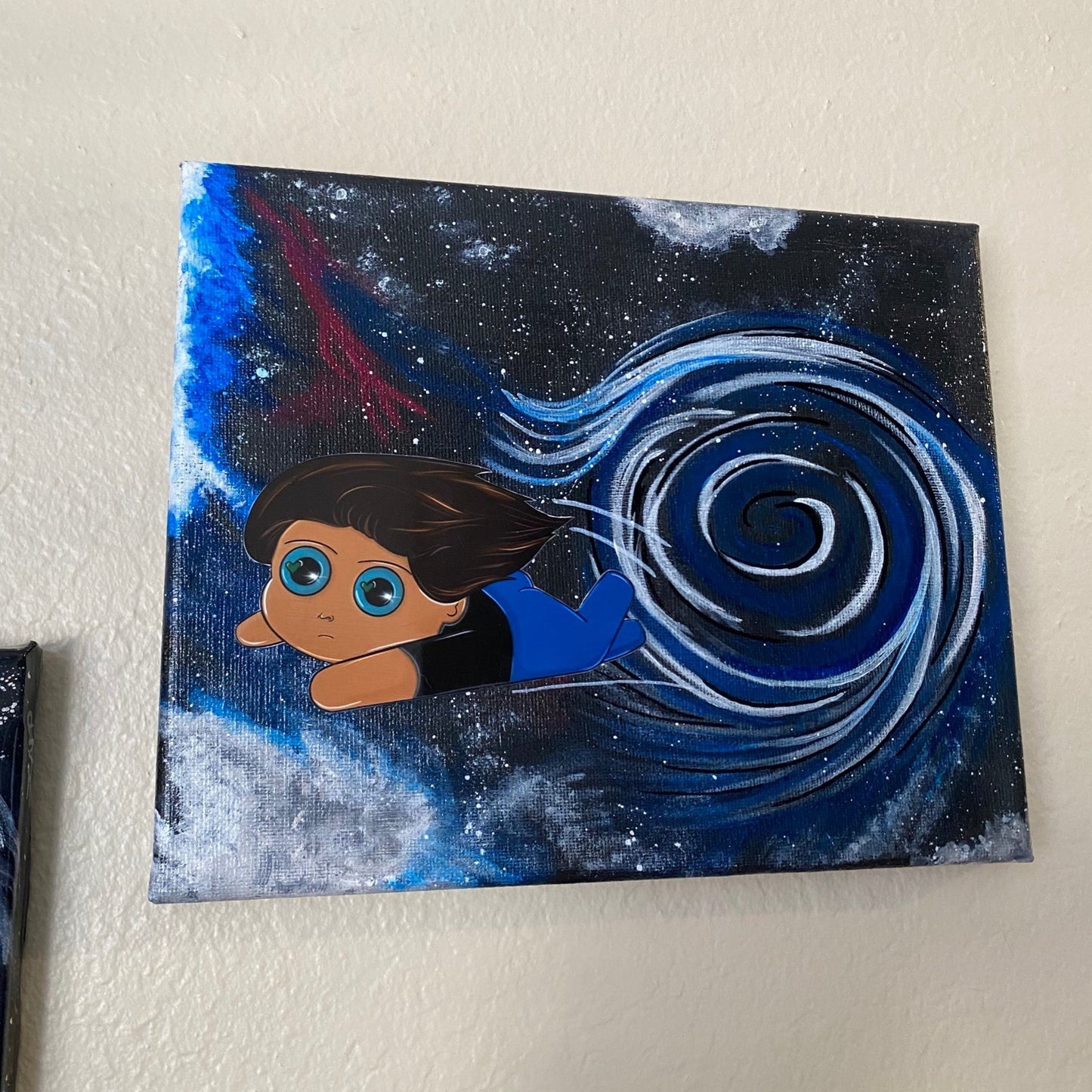 “Sucked In” Resin Canvas