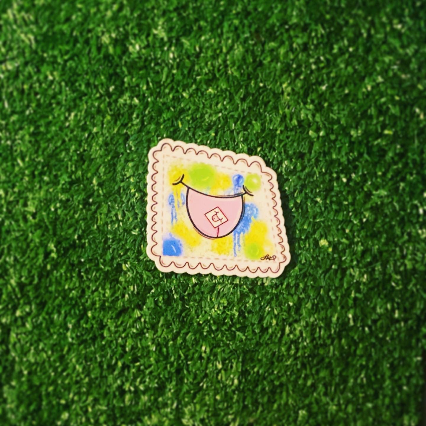 “Happy Trip” sticker