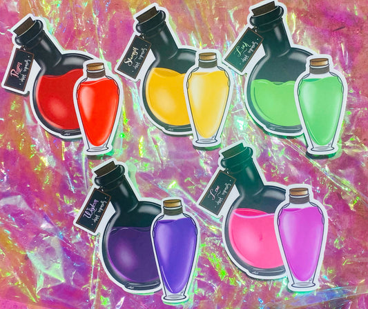 Small Potion Bottle Sticker Pack