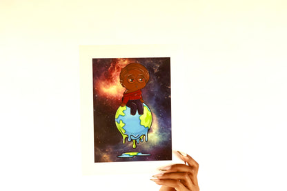 "As The World Melts" Art Print