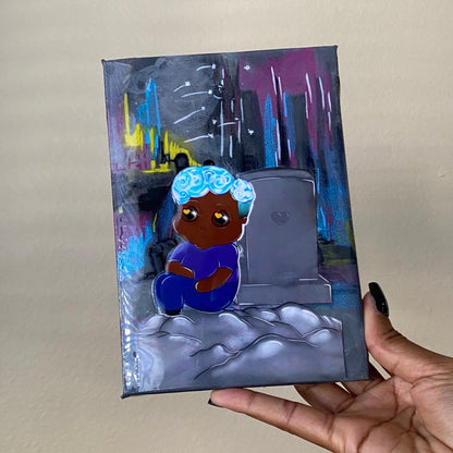 “Only Friend” Resin Canvas