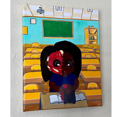 “Anxiety” Resin Canvas