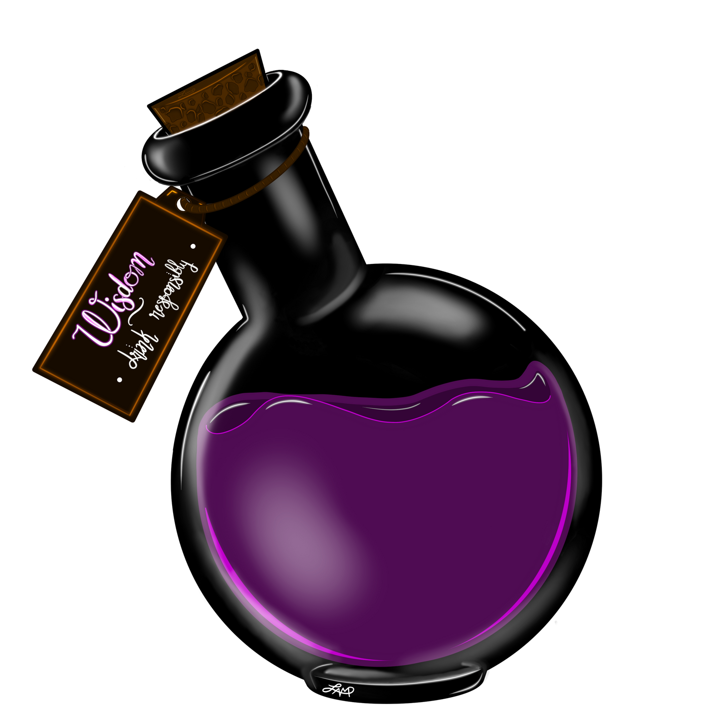 Round Potion Bottle Sticker Pack