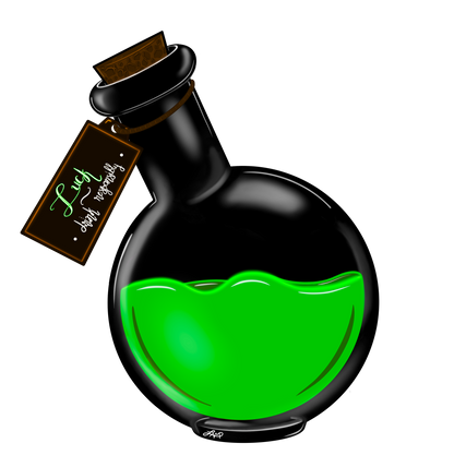 Round Potion Bottle Sticker Pack