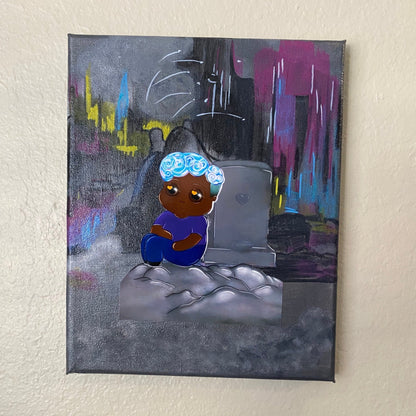 “Only Friend” Resin Canvas