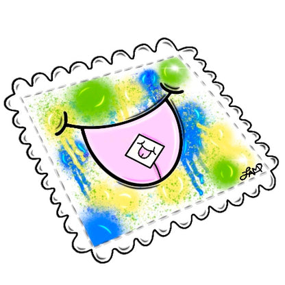 “Happy Trip” sticker
