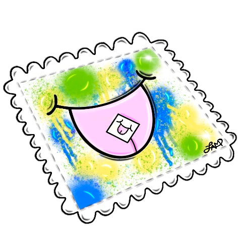 “Happy Trip” sticker