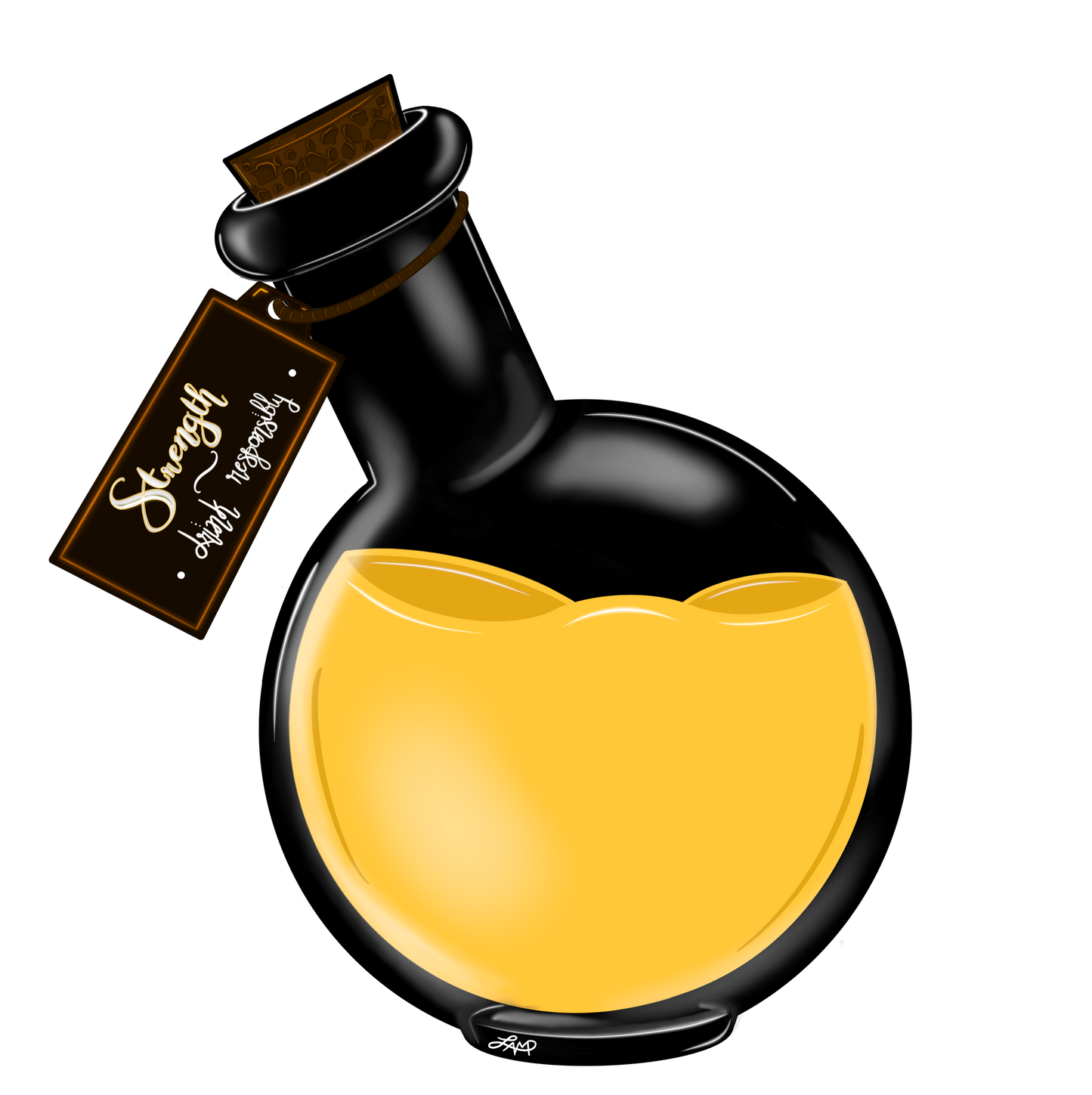 Round Potion Bottle Sticker Pack