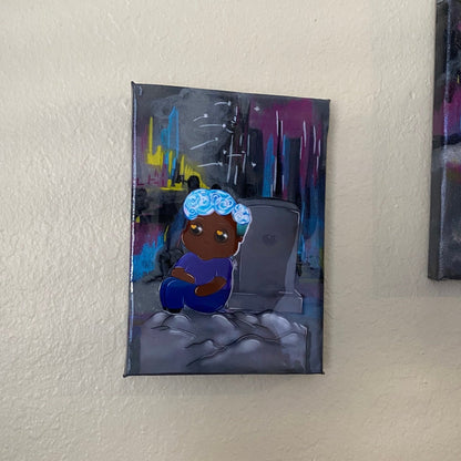 “Only Friend” Resin Canvas
