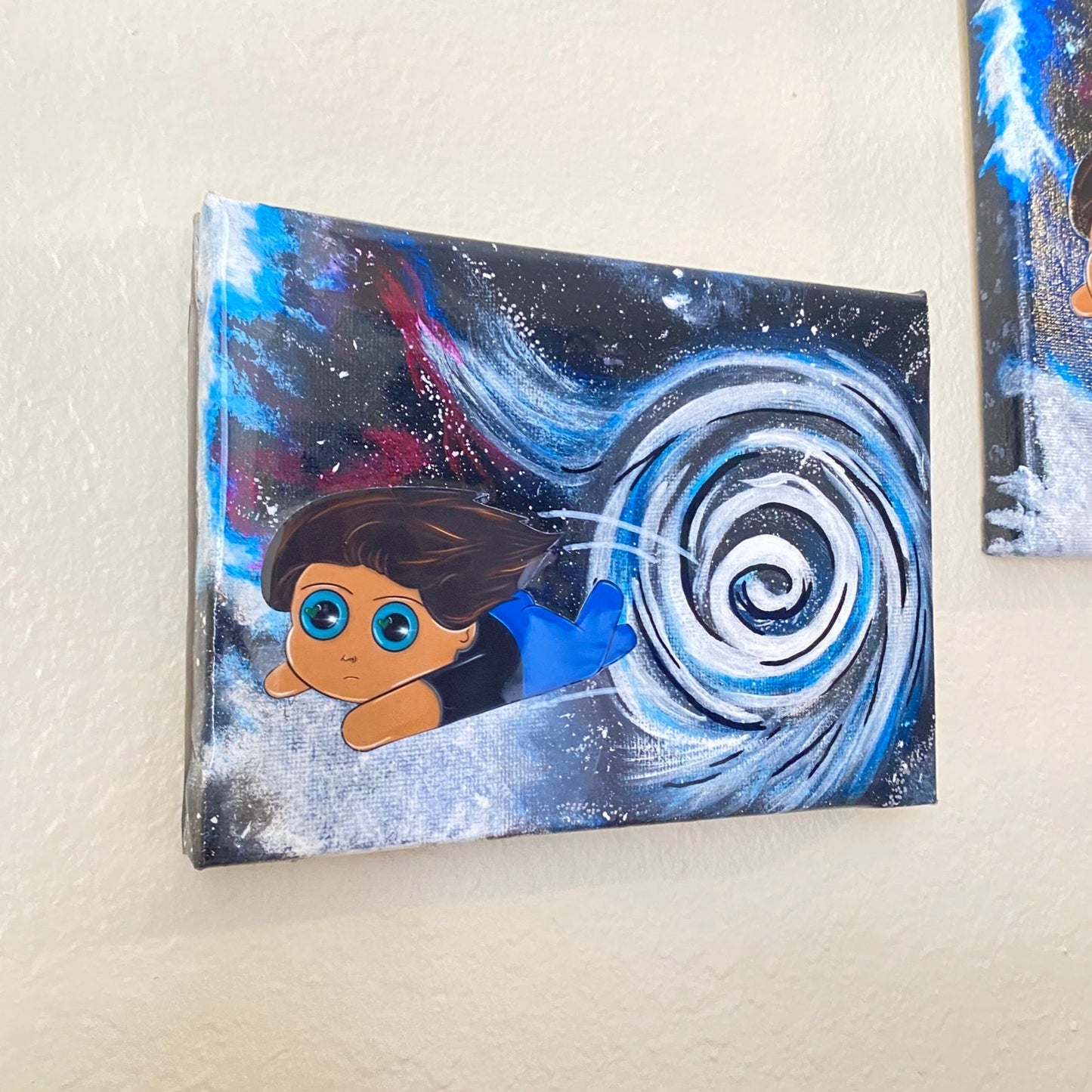 “Sucked In” Resin Canvas