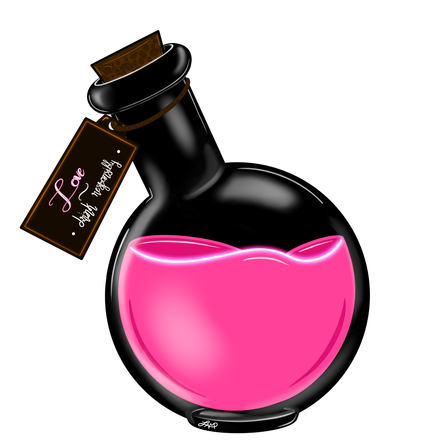 Round Potion Bottle Sticker Pack