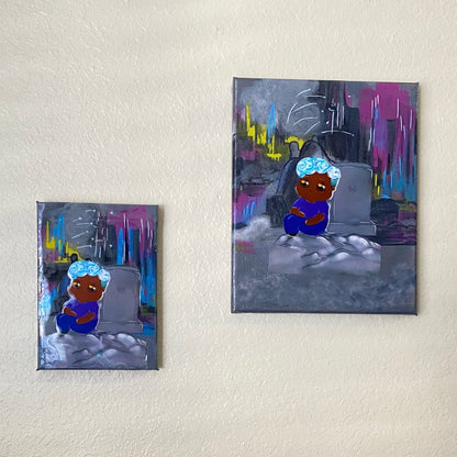 “Only Friend” Resin Canvas
