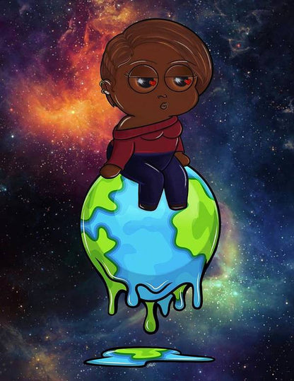 "As The World Melts" Art Print